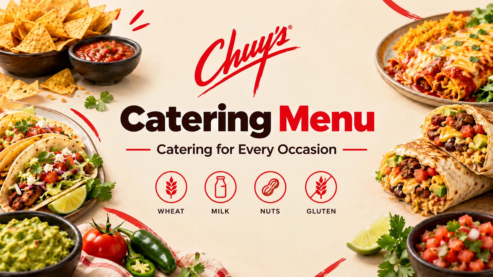 Chuy’s Catering Menu