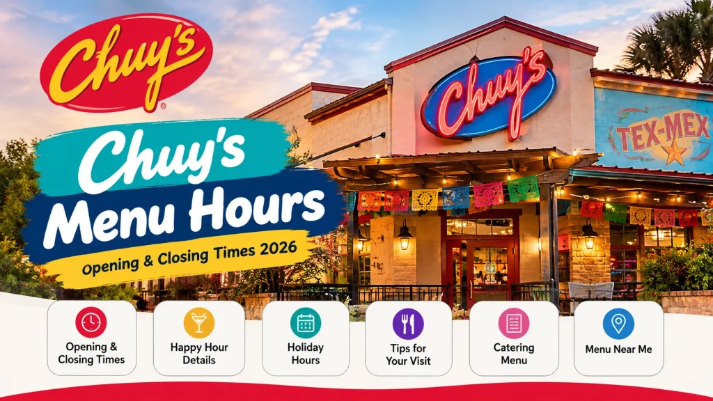 Chuy’s Menu Hours