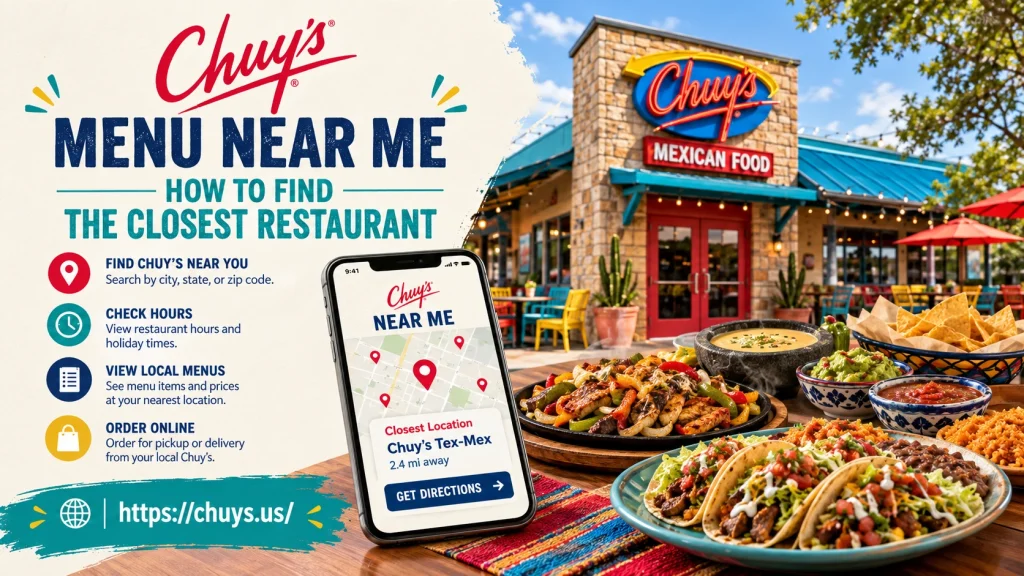 Chuy’s Menu Near Me